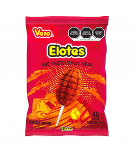 Paleta de elote enchilada Vero bolsa 40 unidades