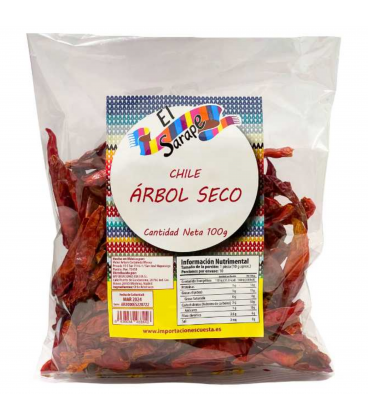 Dried Arbol chile by El Sarape 100 g