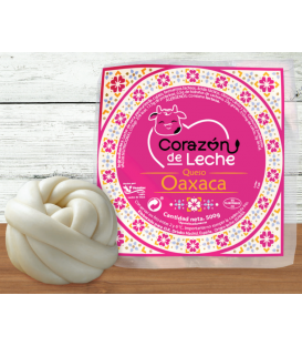 Queso Oaxaca Corazón de Leche Bola 500g. (Solo de venta en Madrid dentro de la M-50 y BNA dentro B20)