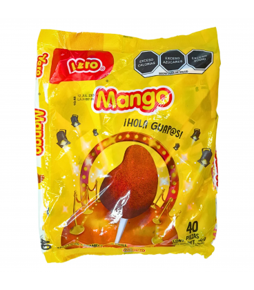 Paleta de mango con chile Vero bolsa 40uds