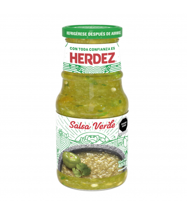 Salsa verde Herdez 453g botella